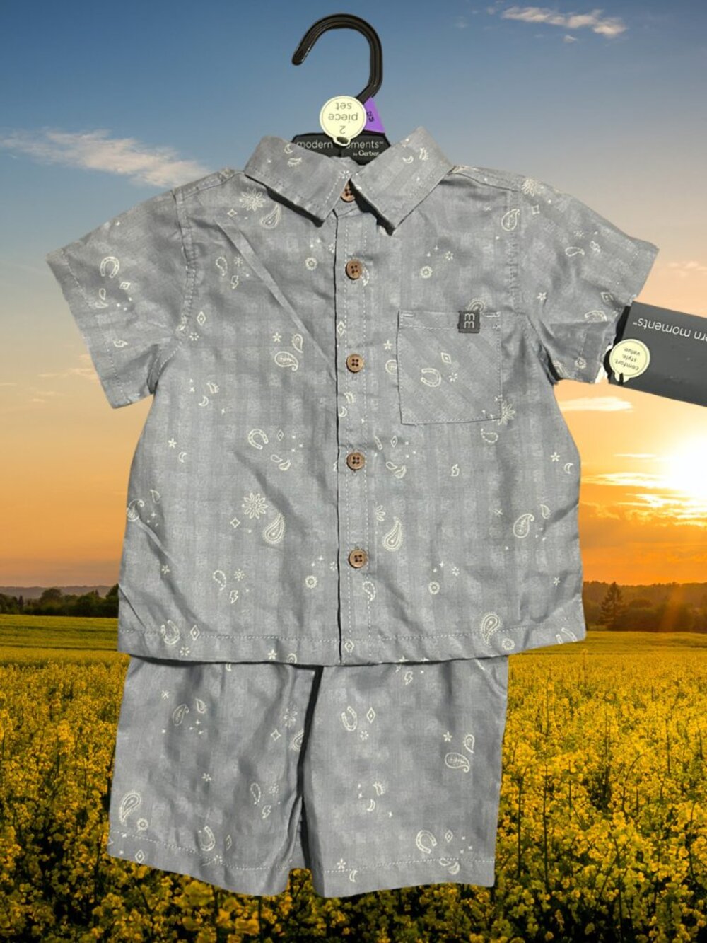 NWT 12M Boys Two Piece Set